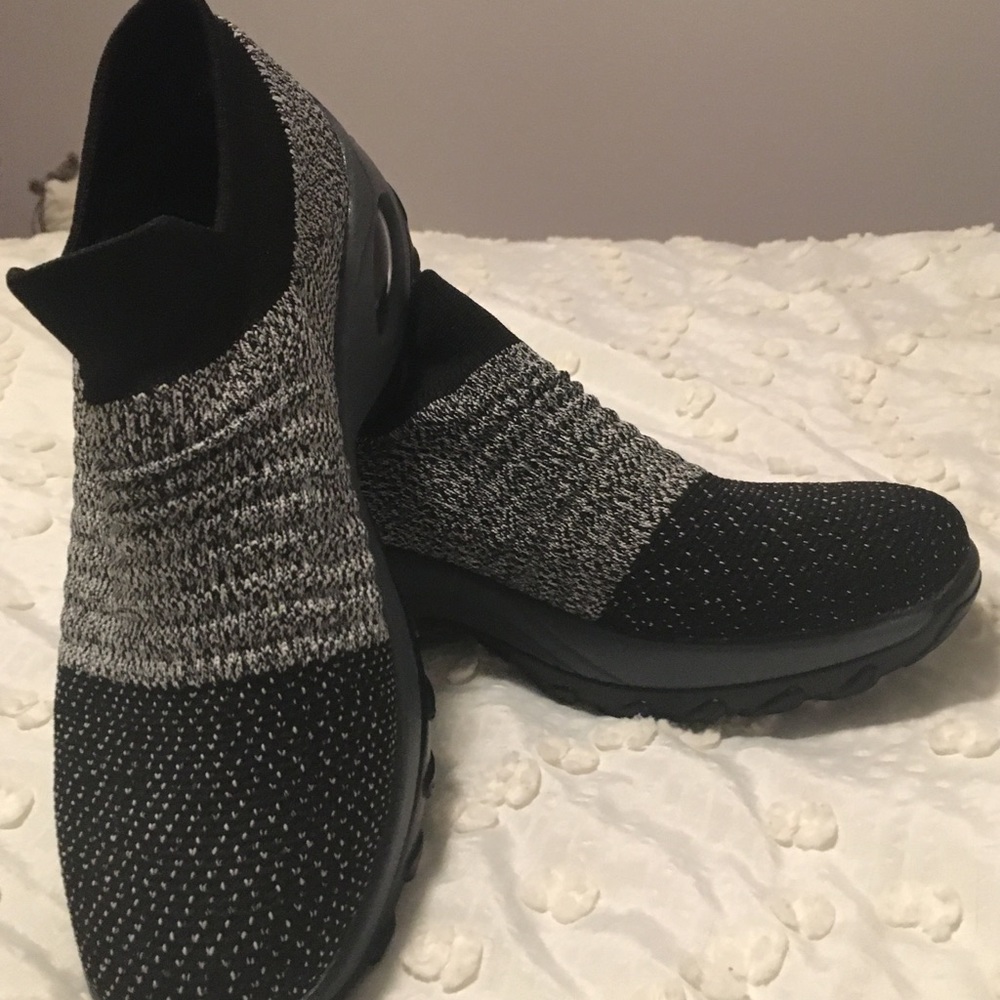 Black and Grey Shoes